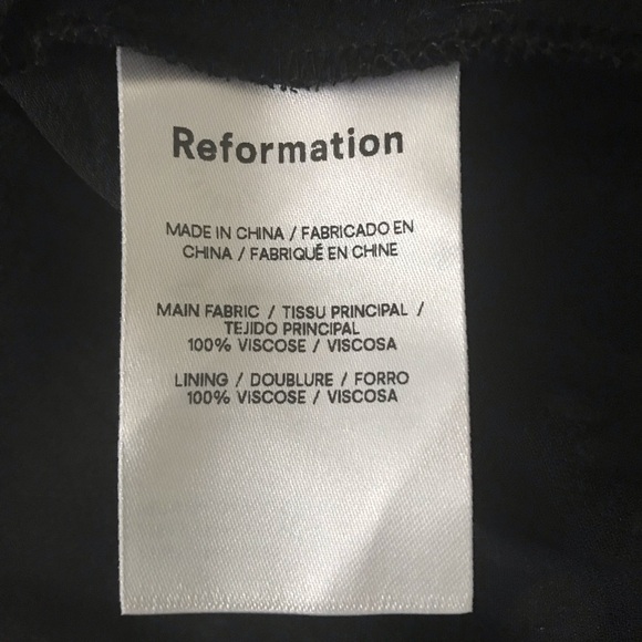 Reformation Twilight dress lemon print SZ 10 - Picture 8 of 9